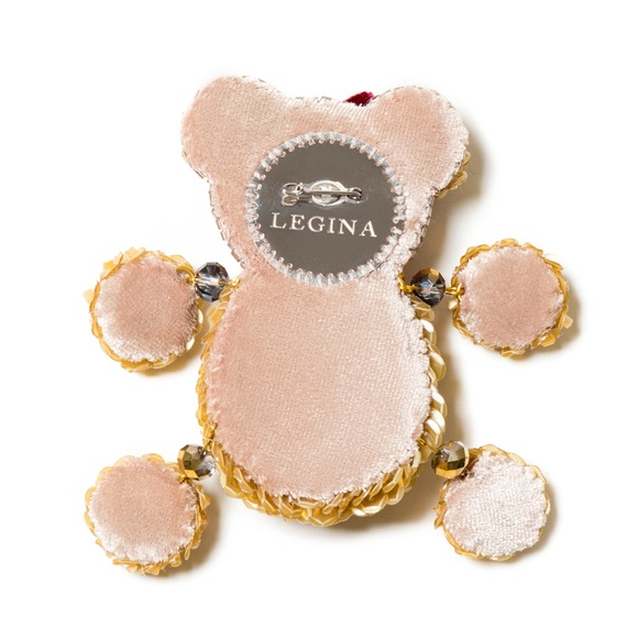Teddy Bear Bow brooch - Picture 2 of 2